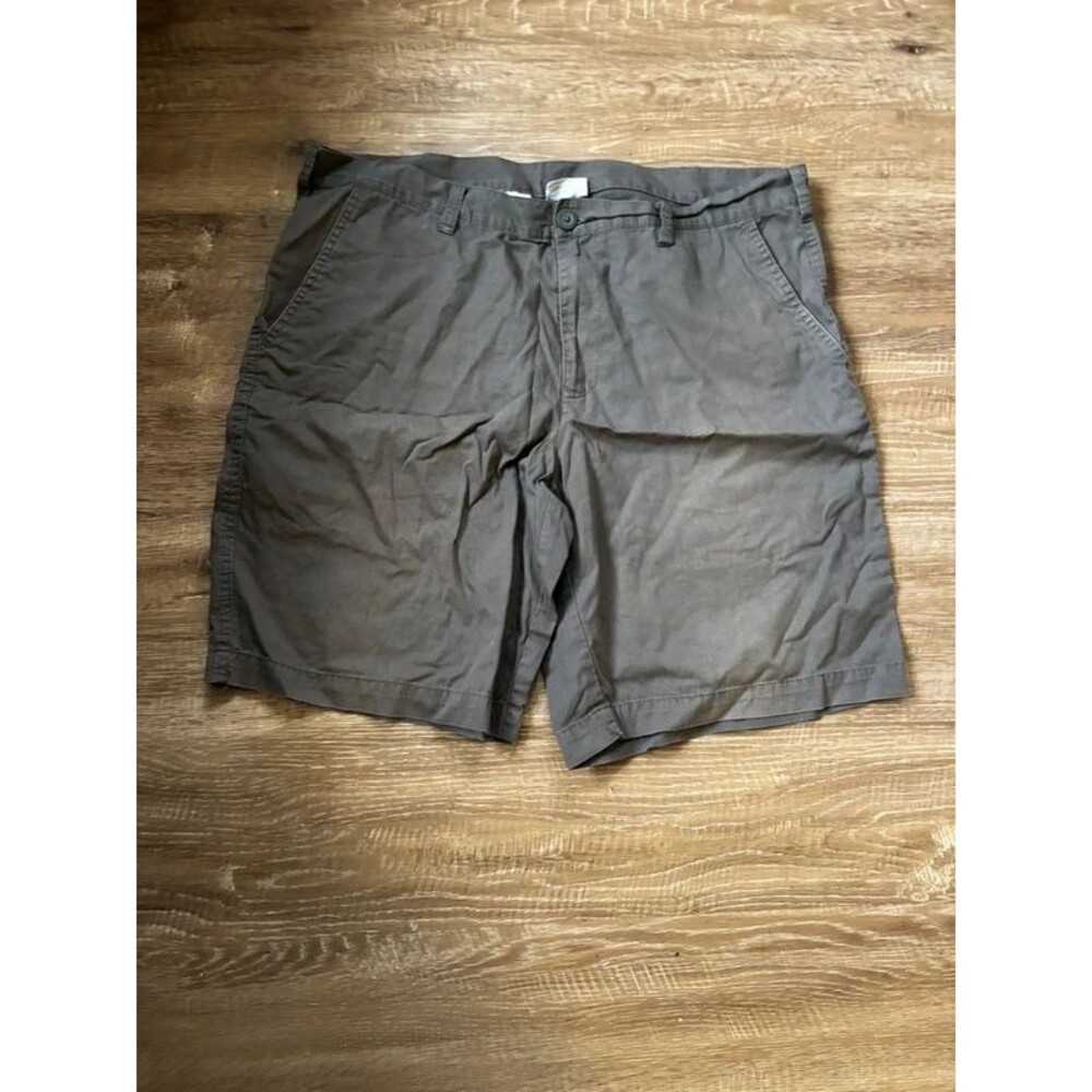 Columbia Mens Crouton Gray Chino Short Size 38 W 10 L